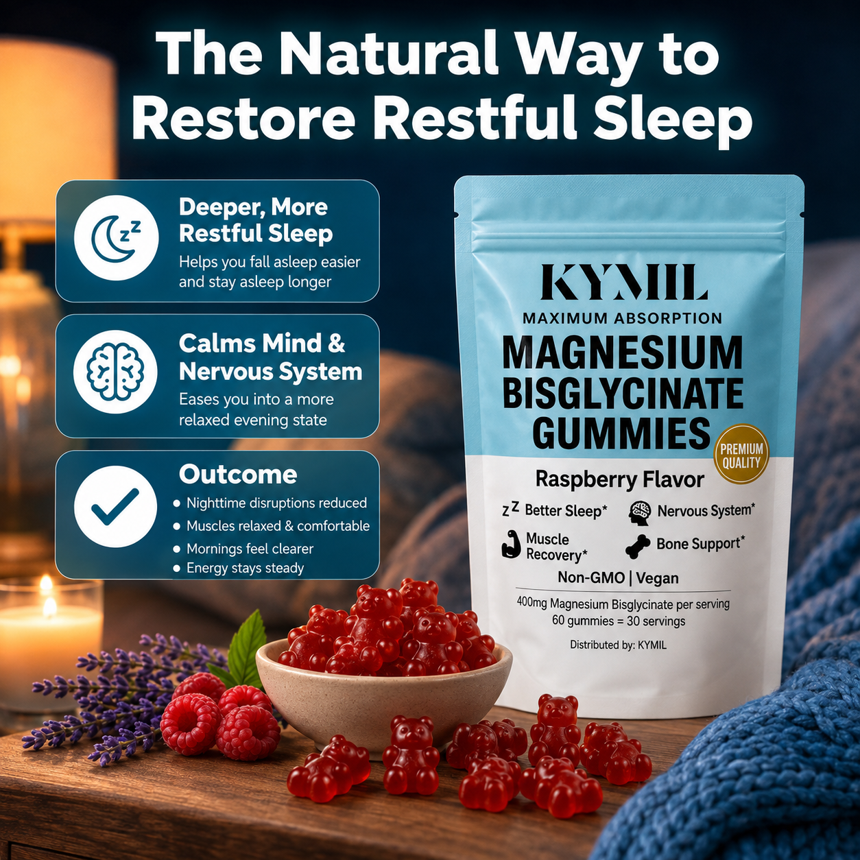 KYMIL™ Magnesium Bisglycinate Gummies