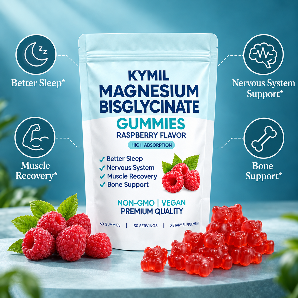 KYMIL™ Magnesium Bisglycinate Gummies