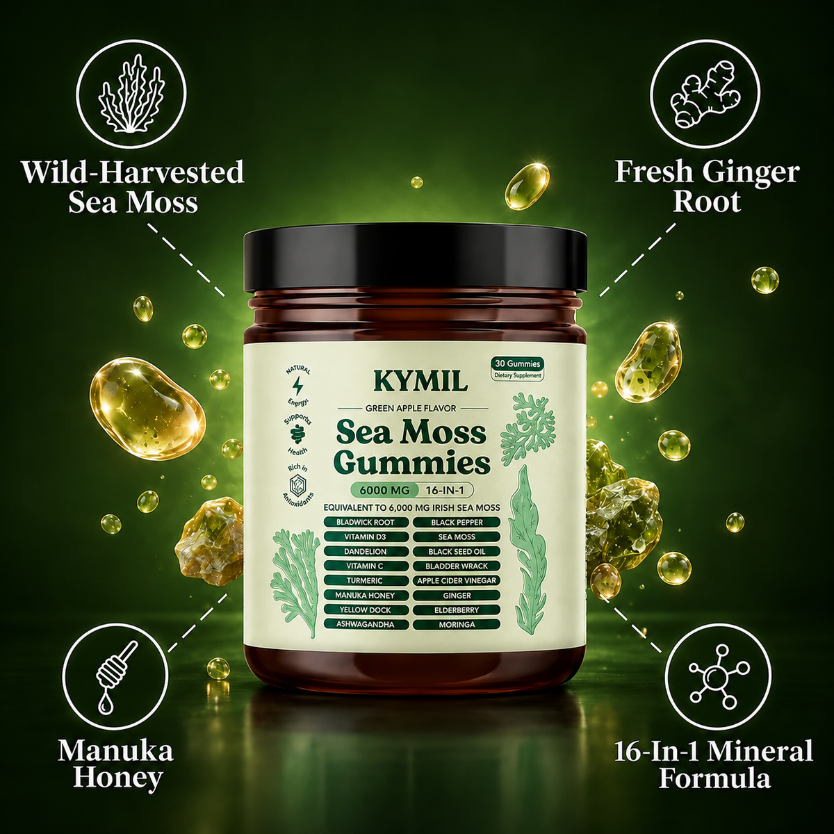 Sea Moss 16-In-1 Gummies